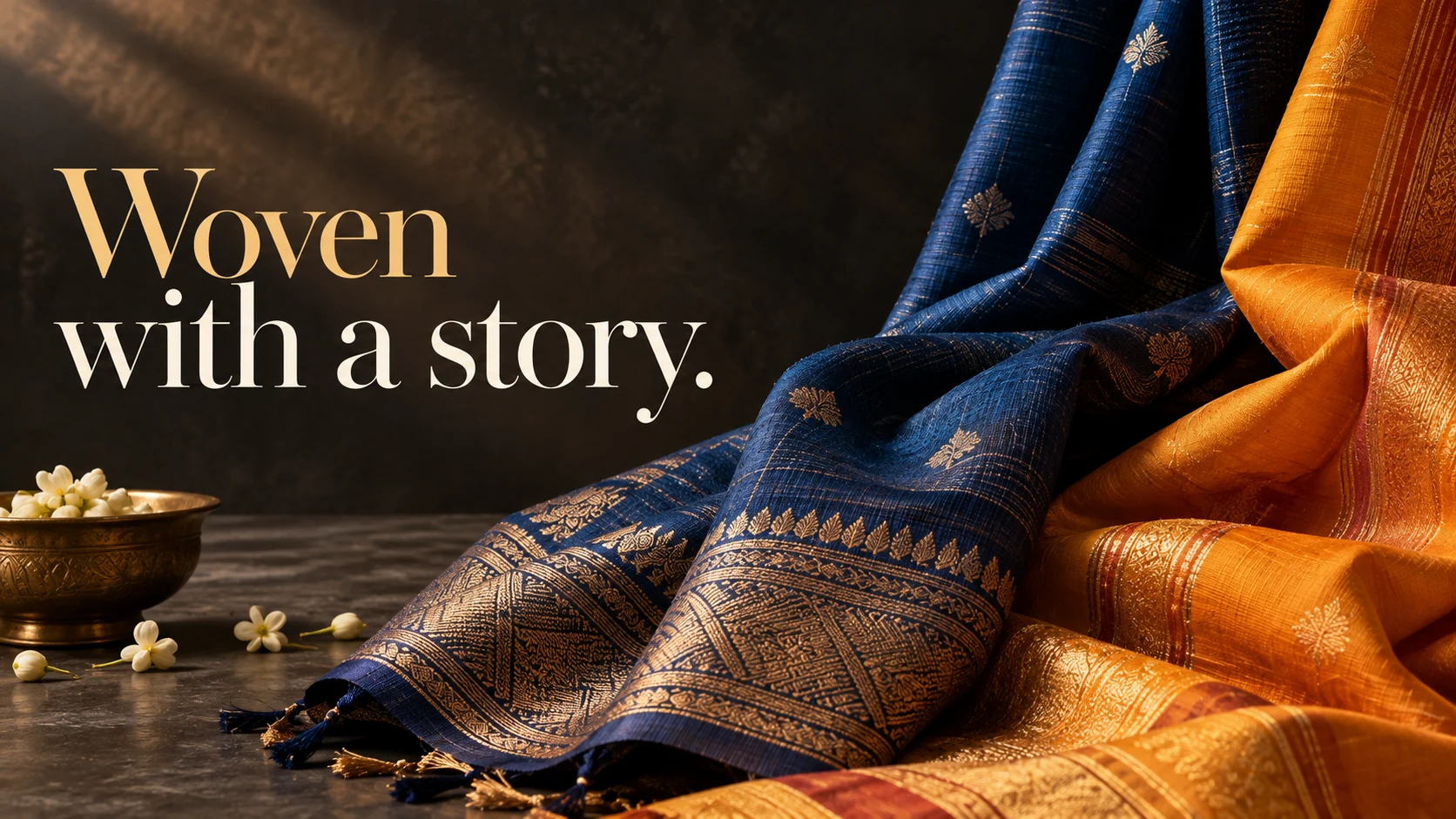 Indian handloom textile campaign concept