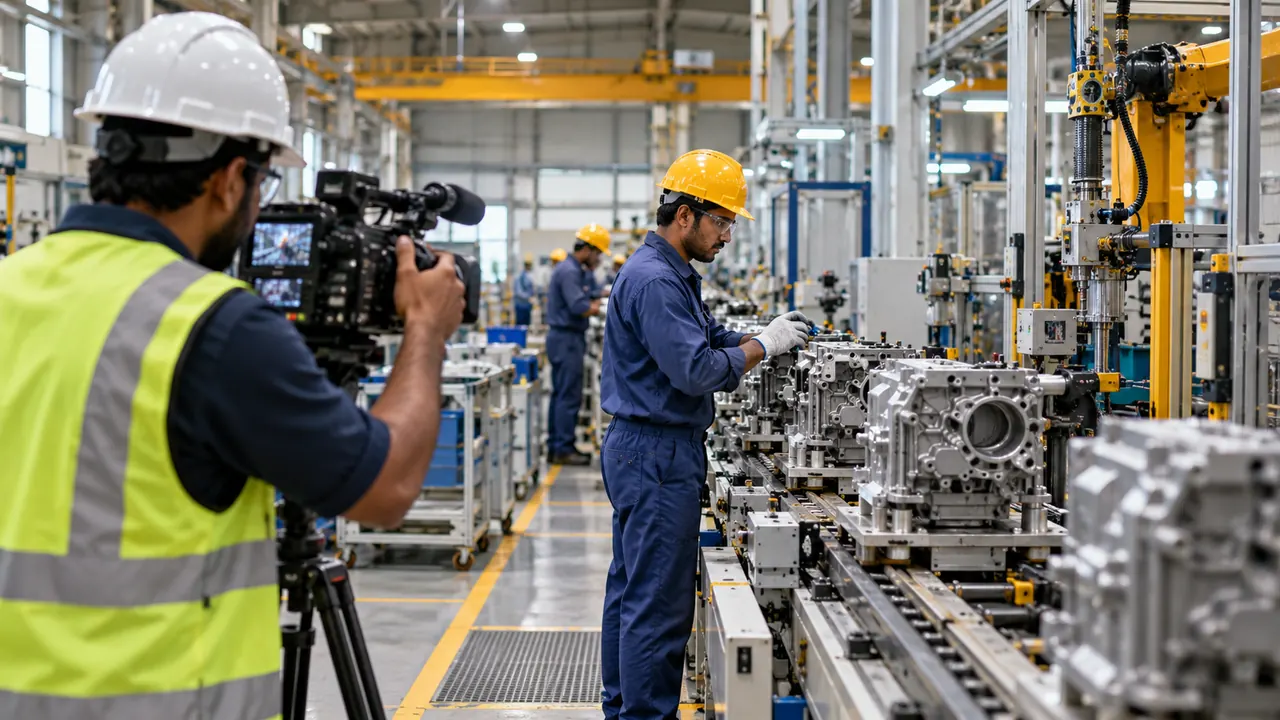 Illustrative scene for Industrial & Corporate Media