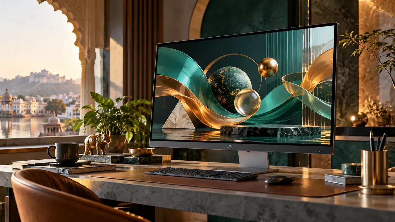 Illustrative scene for Motion Graphics & Animation